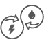 ENERGY EFFICIENCY WATER CYCLE picto